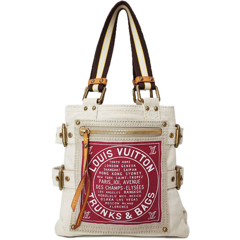 Louis Vuitton Globe Shopper Tote Bag White
